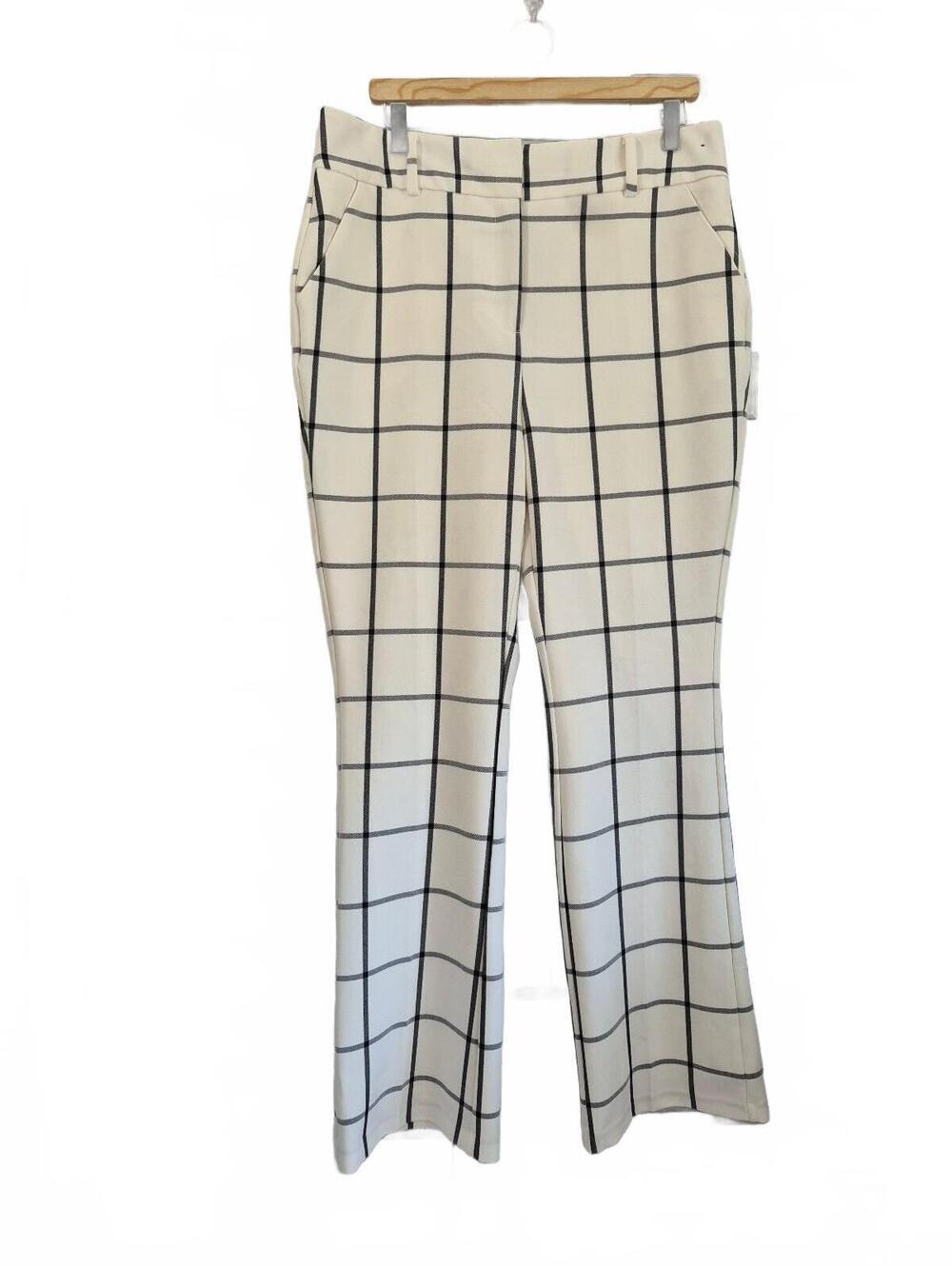7th Avenue Design Studio New York & Company Plaid Dress Pants Size 14